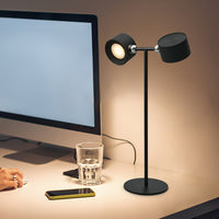 Magnetic Touchable LED USB Rechargeable Table Lamp 360 Rotate Cordless Remote Control Desk Lights Home Bedroom Wall Night Lamp